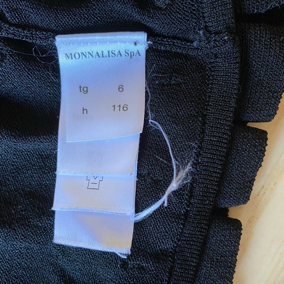 Monnalisa shrug cardigan black - Picture 5 of 5